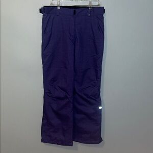 Women’s Karbon Insulated Purple Ski Snow Pants, Size 8